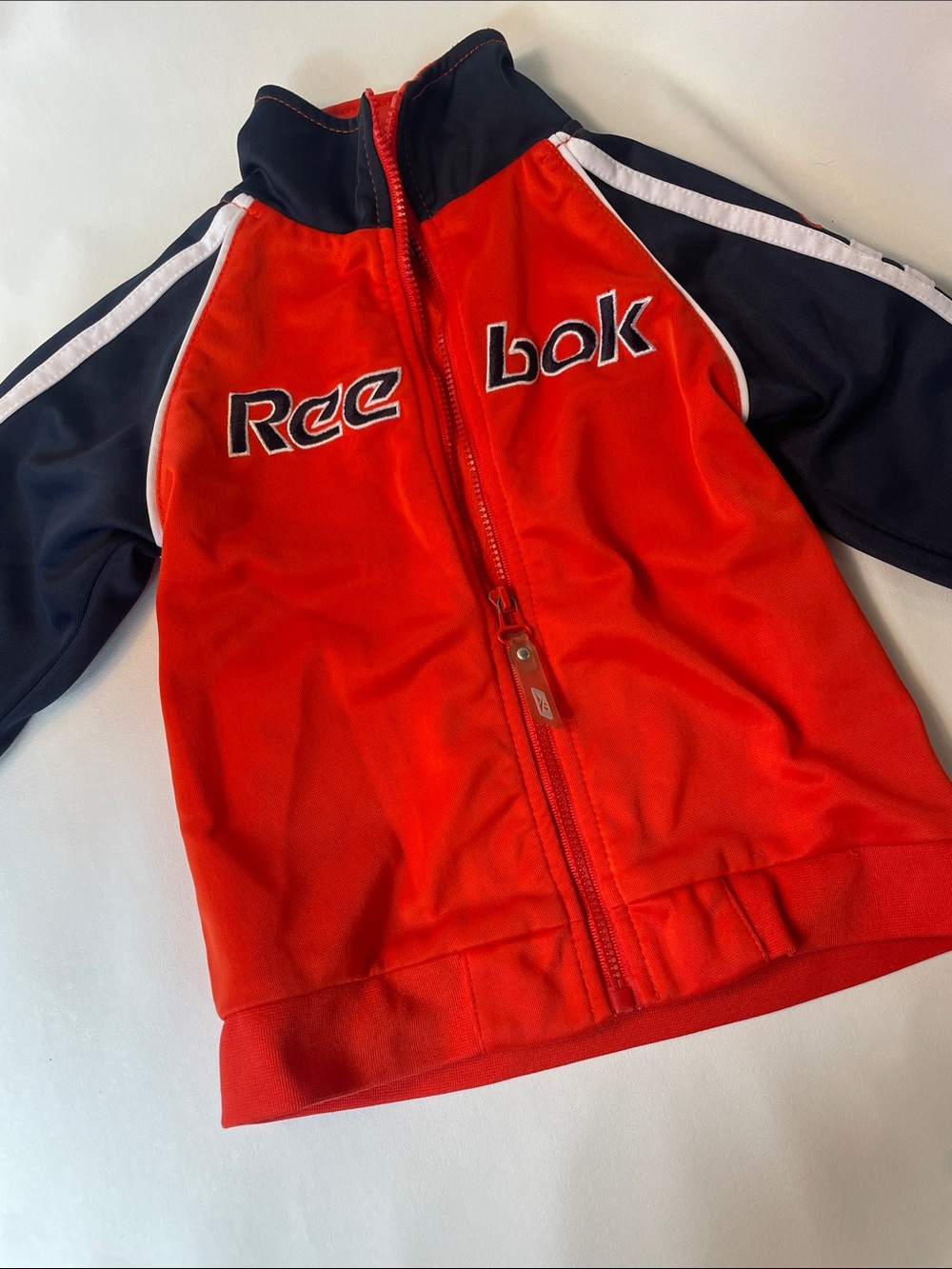 Reebok Kids Red and Navy Zip Jacket